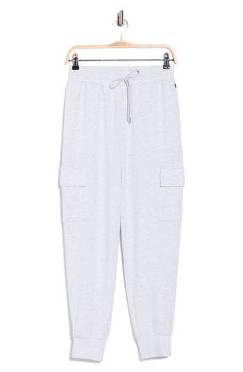 Jessica Simpson Softsculpt Cargo Joggers In White