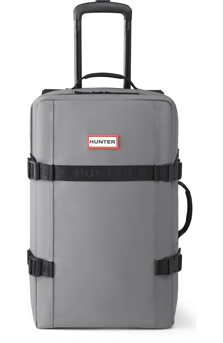 Hunter Stormhaul 25" Rolling Duffle Bag Luggage, Main, color, Gray
