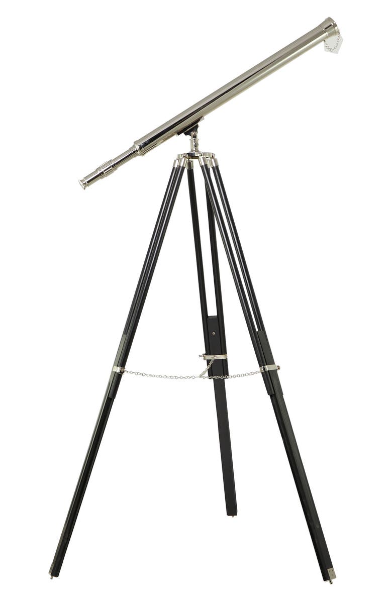 GINGER BIRCH STUDIO Silvertone Metal Telescope, Main, color, 
