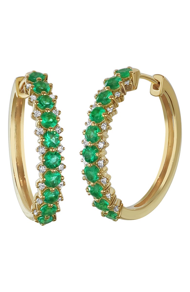 Bony Levy El Mar Hoop Earrings, Main, color, 18K Yellow Gold