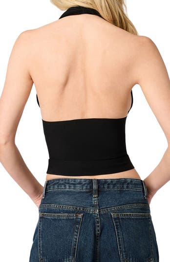 売れ筋商品|||ウィ ウォー ワット カットソー トップス レディース Women's Knit Halter Top Black 0740603330016NEW_00_001.jpg
