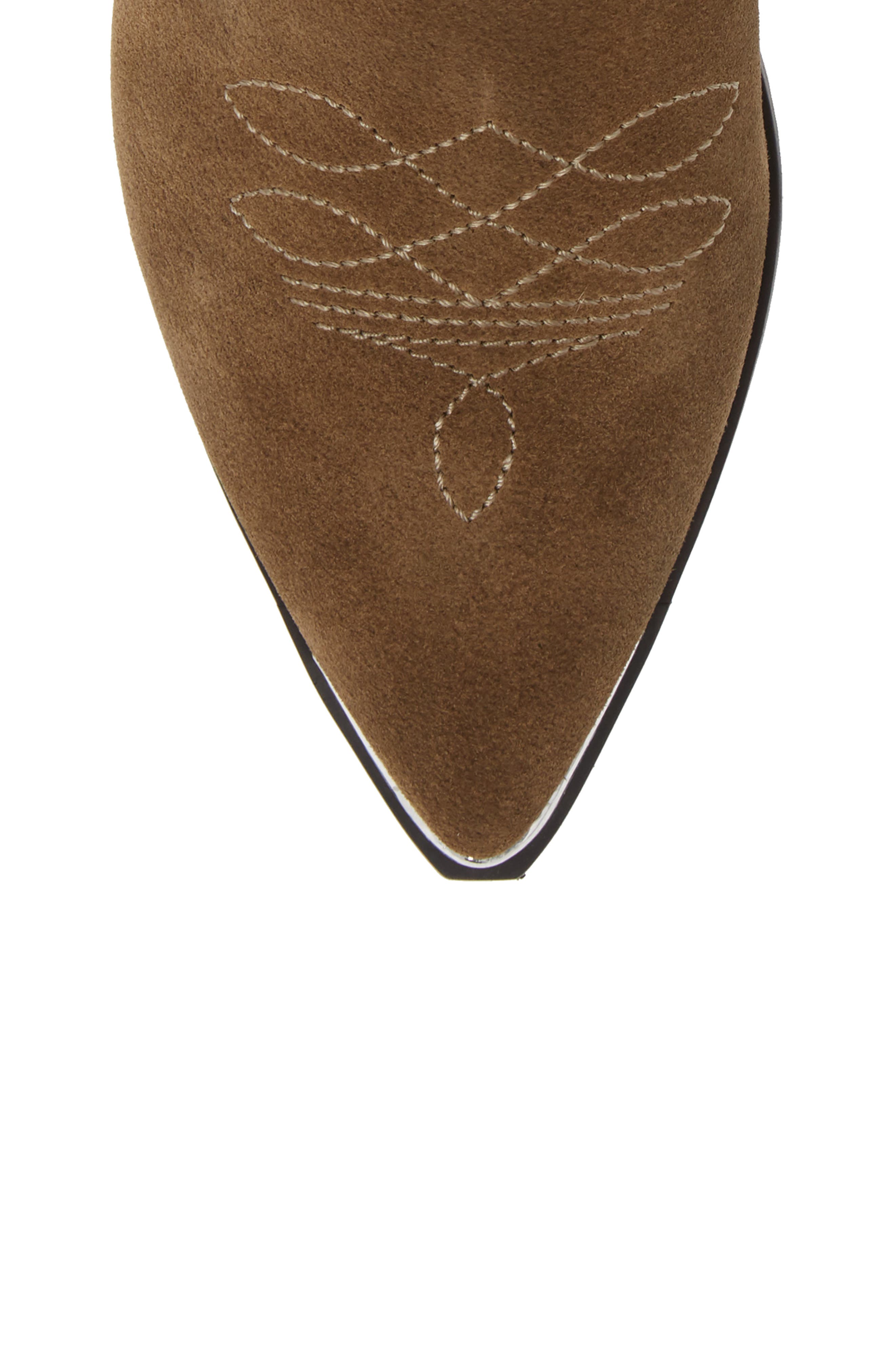 Yente Chelsea Boot, Alternate, color, OLIVE SUEDE