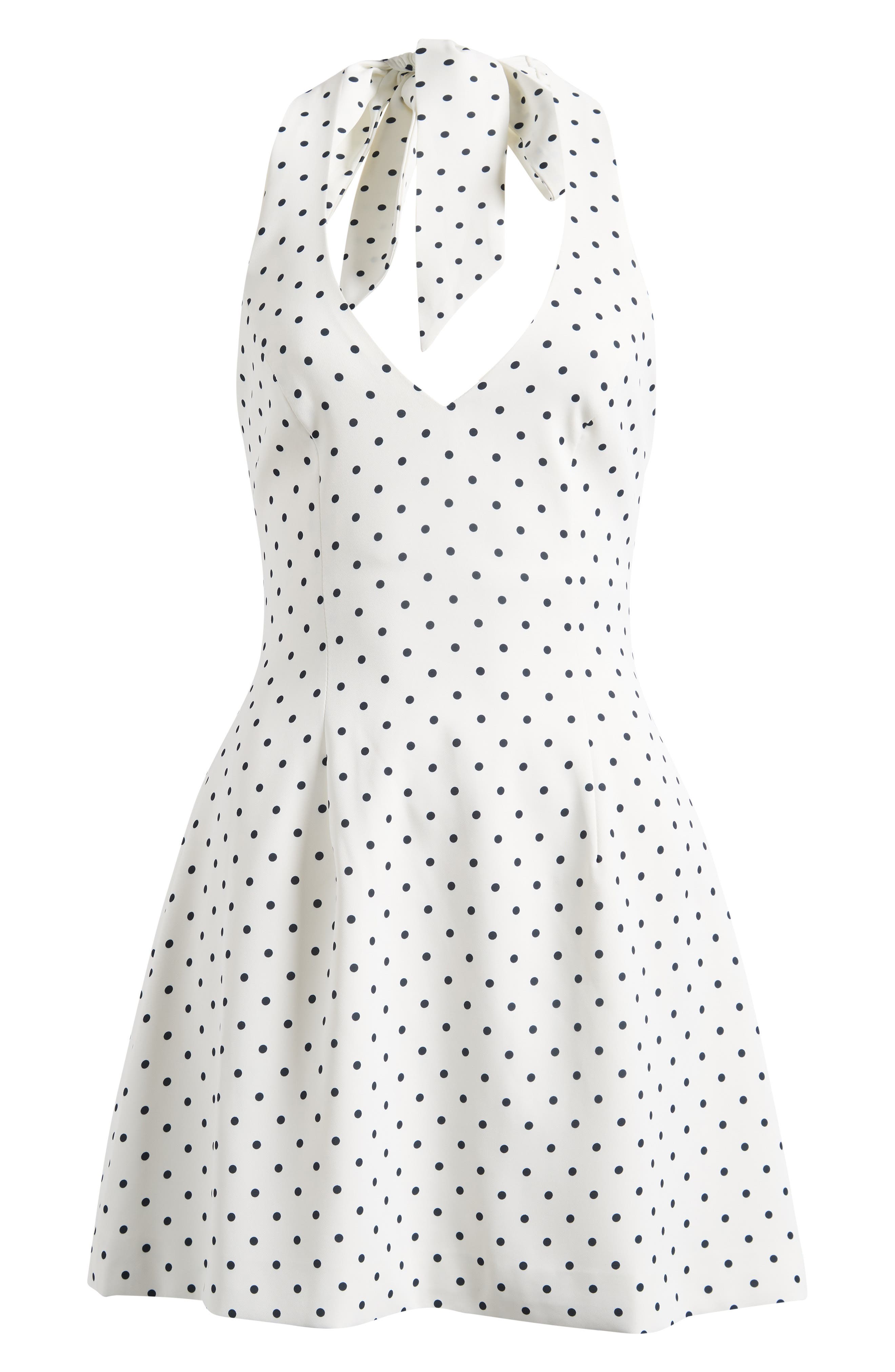 selected WHITE POLKA DOT