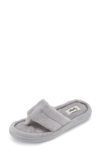 Floopi French Terry Flip Flop In Gray