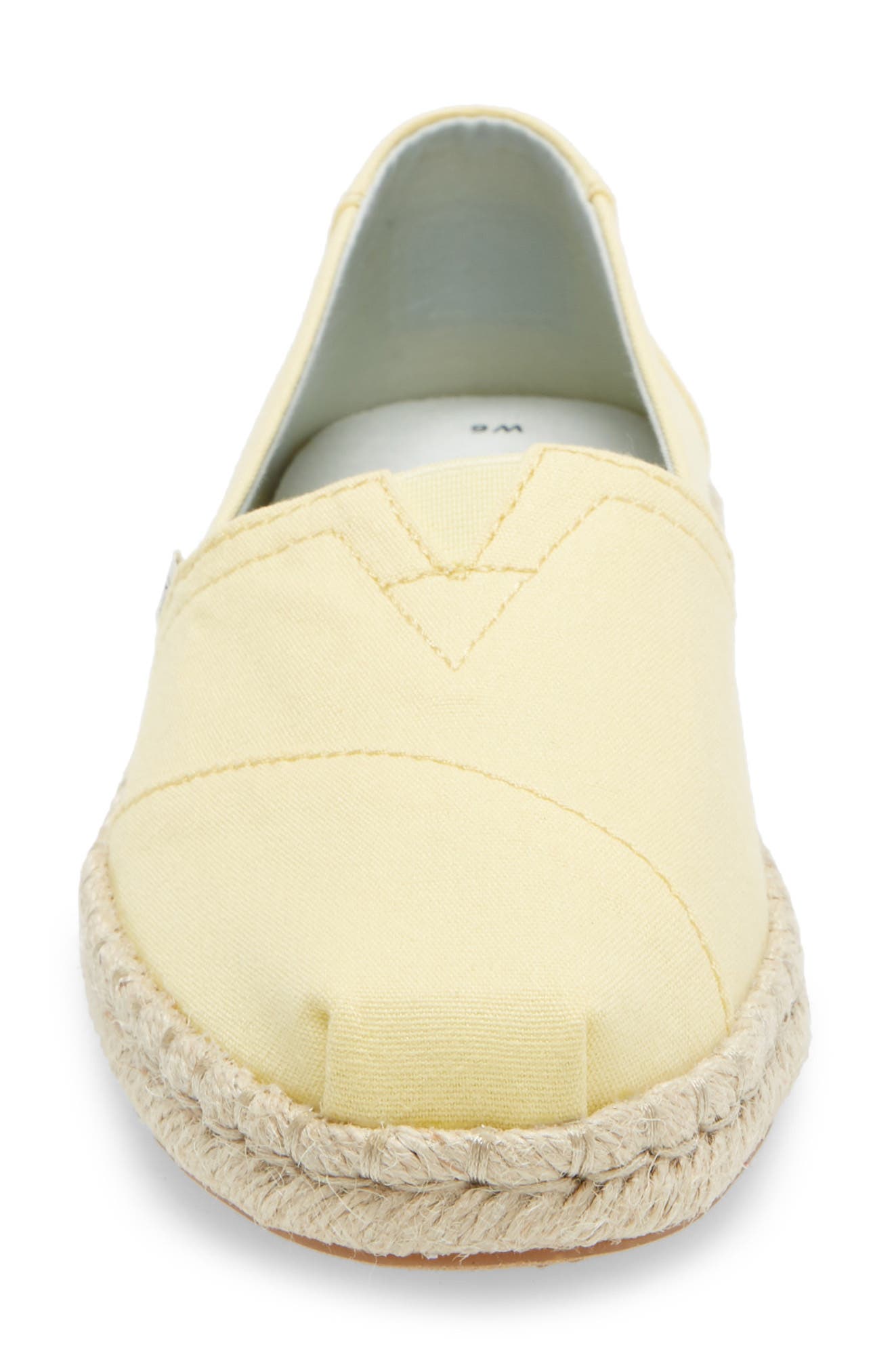 Alpargata Slip-On, Alternate, color, YELLOW FABRIC
