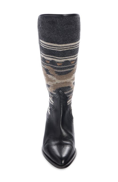 Isabel Marant Lijita Western Boot In Faded Black