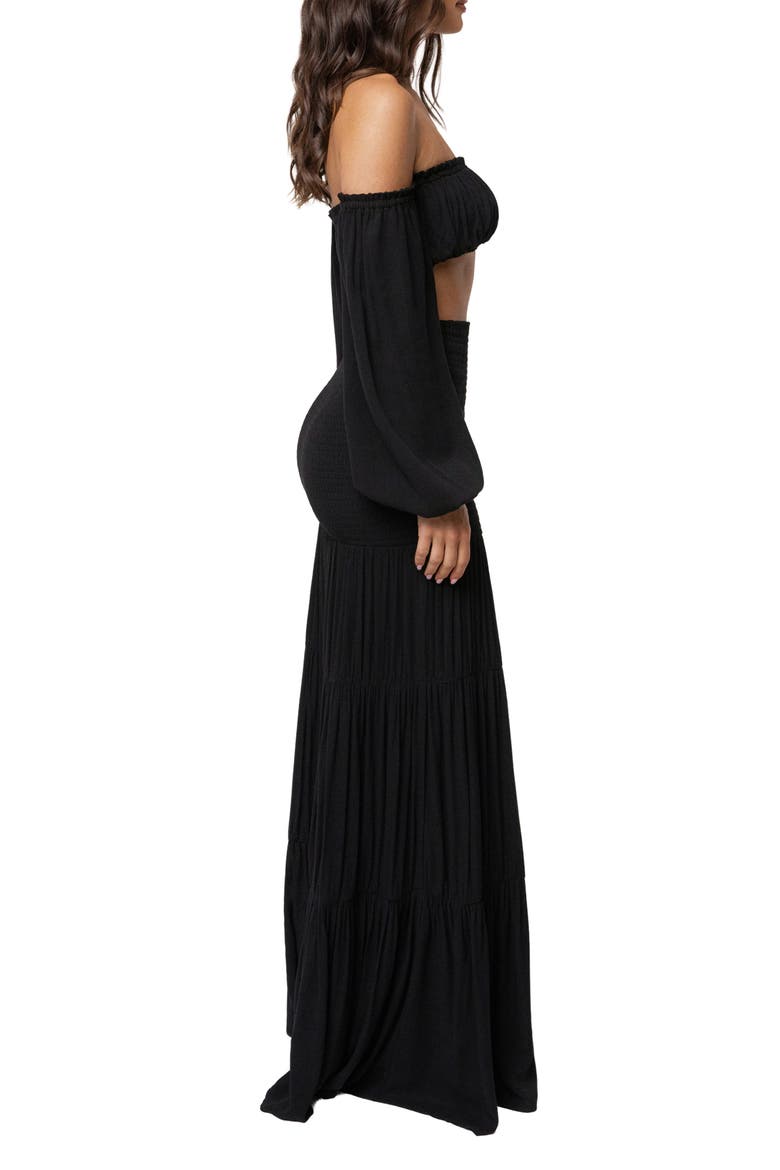 Solana Skirt Set, Alternate, color, Black