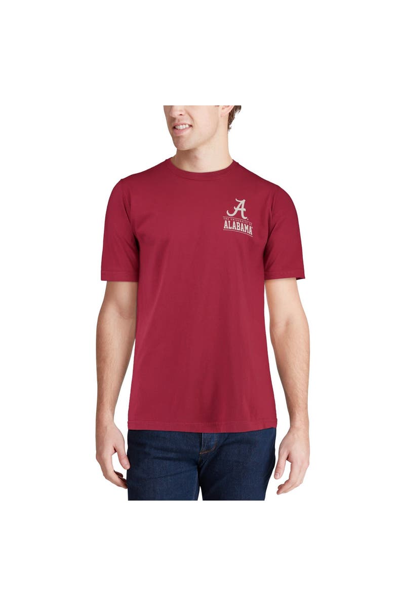 IMAGE ONE Men's Crimson Alabama Crimson Tide Comfort Colors Campus Icon T-Shirt, Alternate, color, 
