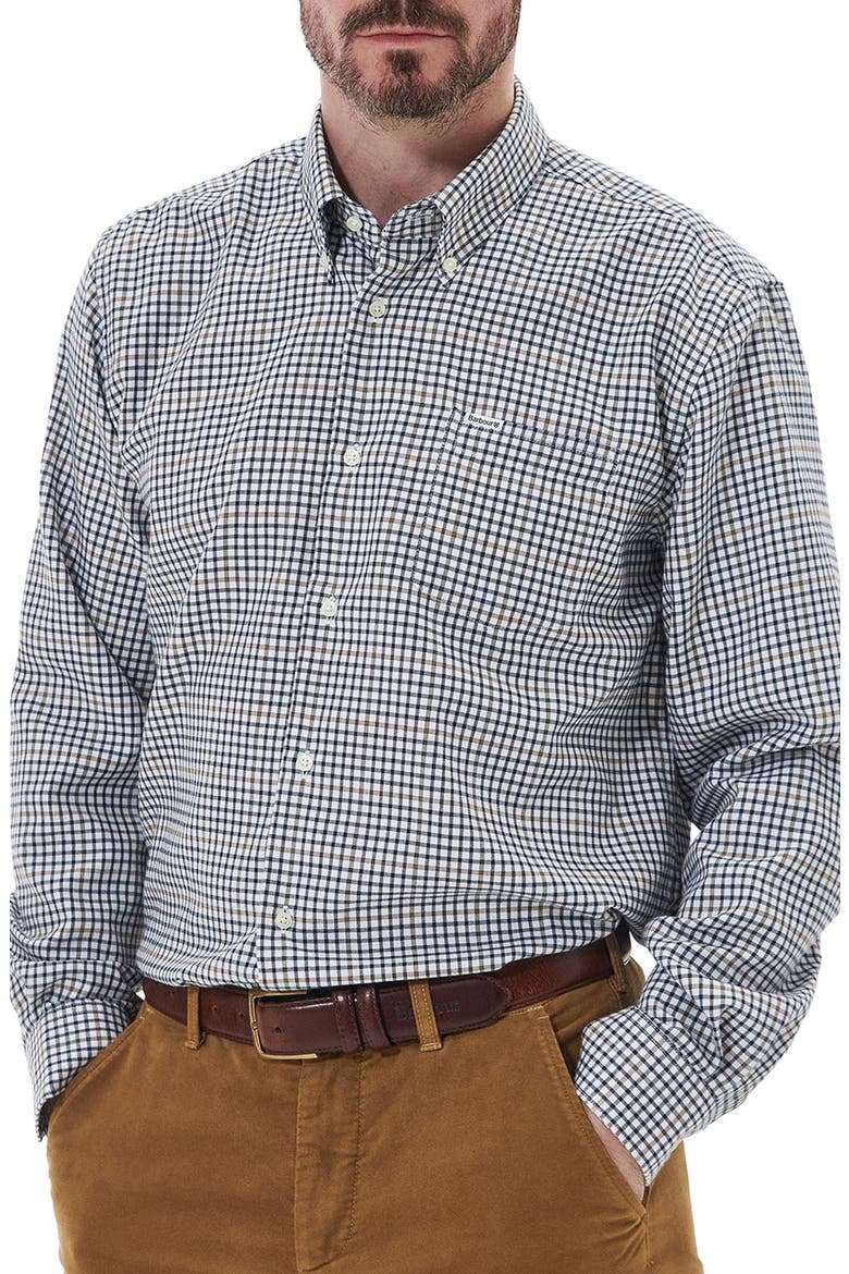 Henderson Thermo Weave Button-Down Shirt, Main, color, WHISPER WHITE