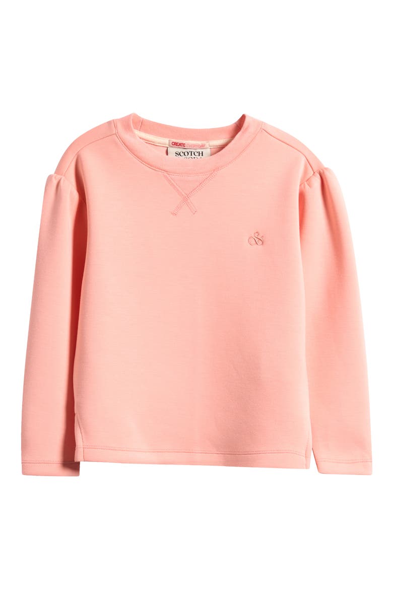 Kids' Relaxed Fit Modal Blend Sweatshirt, Main, color, DARK PINK