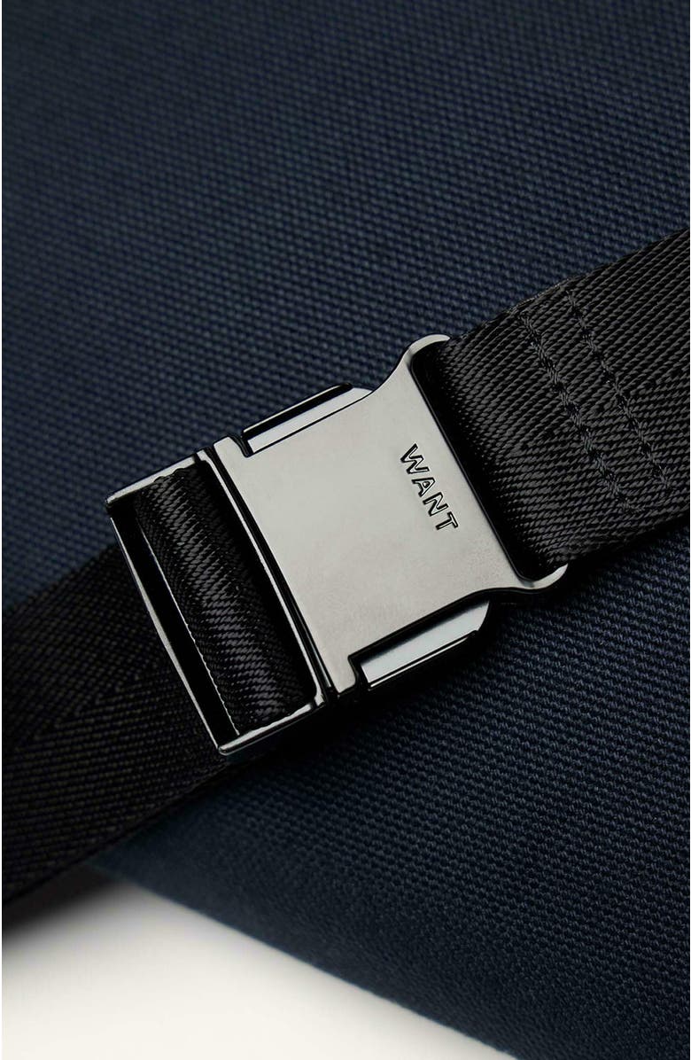 WANT Les Essentiels Atlin Organic Cotton Canvas Belt Bag, Alternate, color, Navy