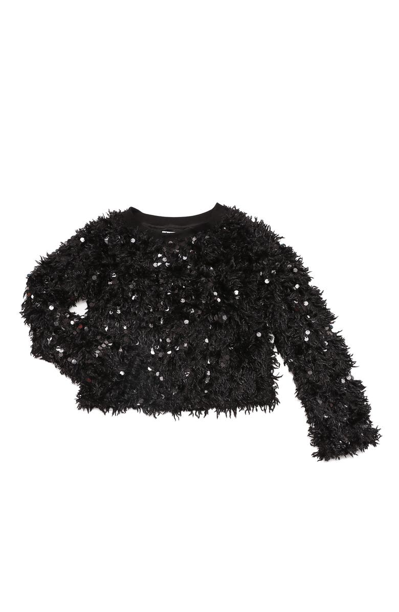 MIA New York Kids' Sequin Texture Sweater, Main, color, 