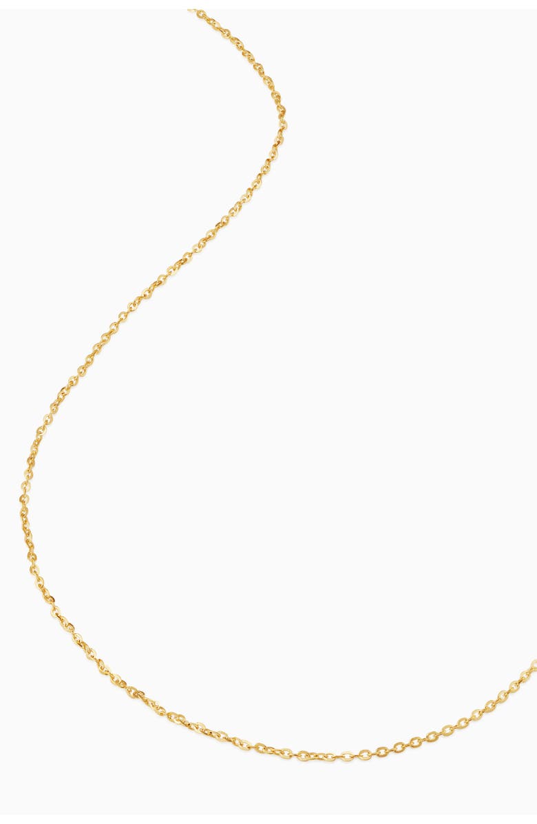 Oradina 14K Yellow Gold Shine Bright Chain, Alternate, color, Yellow Gold