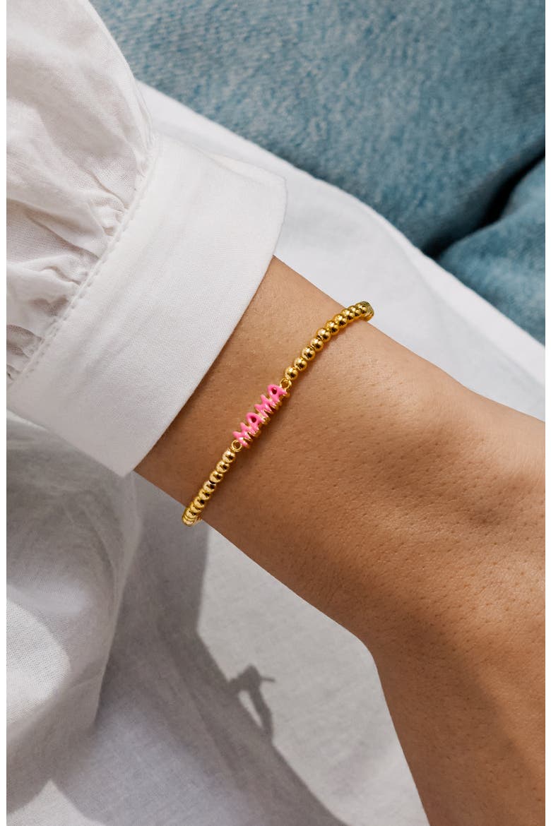 A Little Vibes 'Hey Mama' Bracelet, Alternate, color, Gold Plated