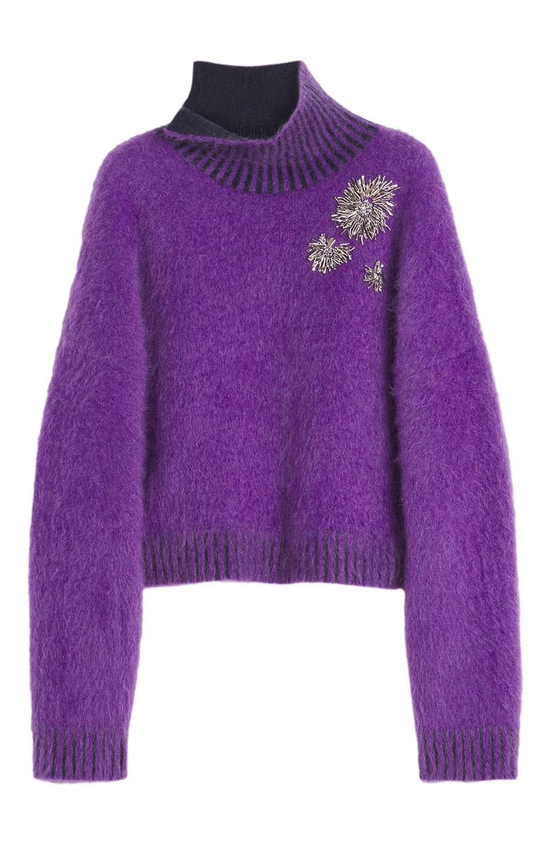 Lanvin BRUSHED MOHAIR SWEATER, Alternate, color, 