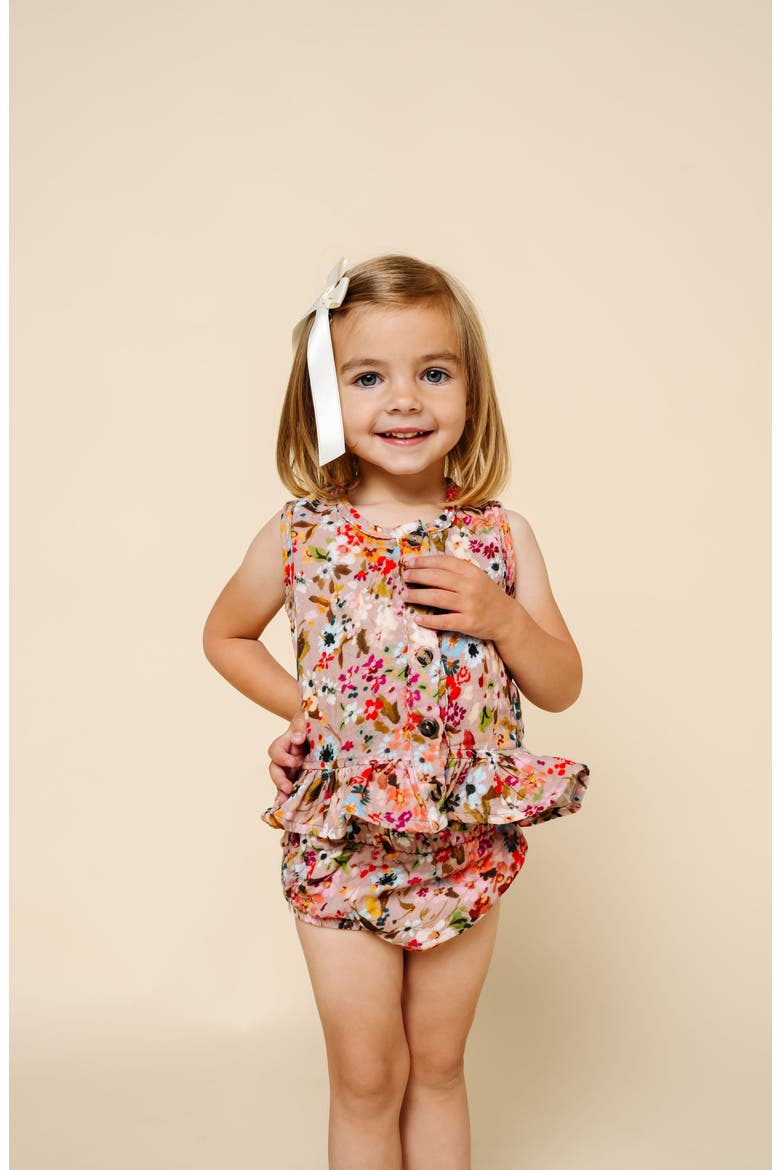 Cotton Muslin Ruffle Tank & Bloomers Set, Alternate, color, PENELOPE