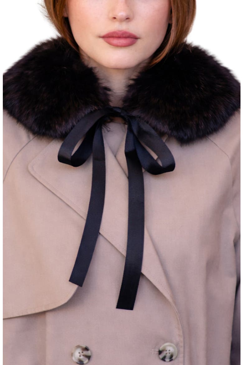 Norfolk Faux Fur Collar, Main, color, BLACK