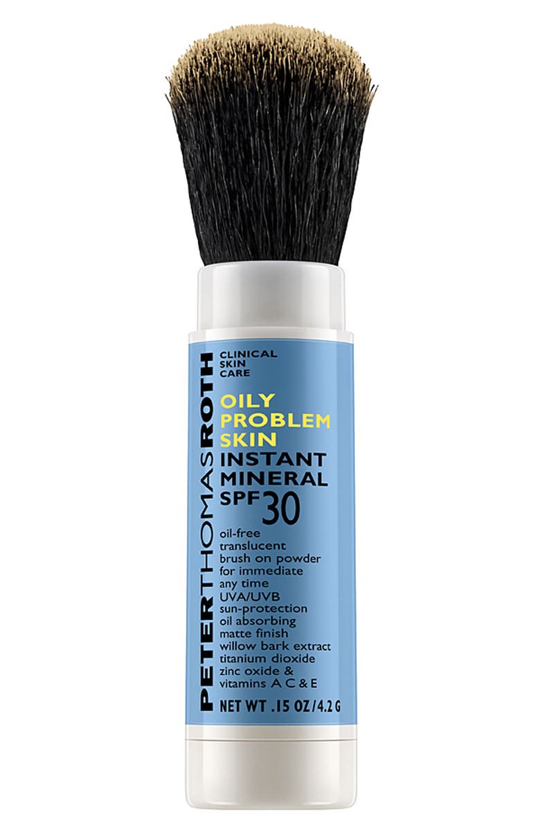 Peter Thomas Roth Instant Mineral Oily Problem Skin Translucent Brush-On Powder SPF 30, Main, color, 