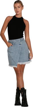 Belle & Bloom Dance With Me Denim Mini Skirt
