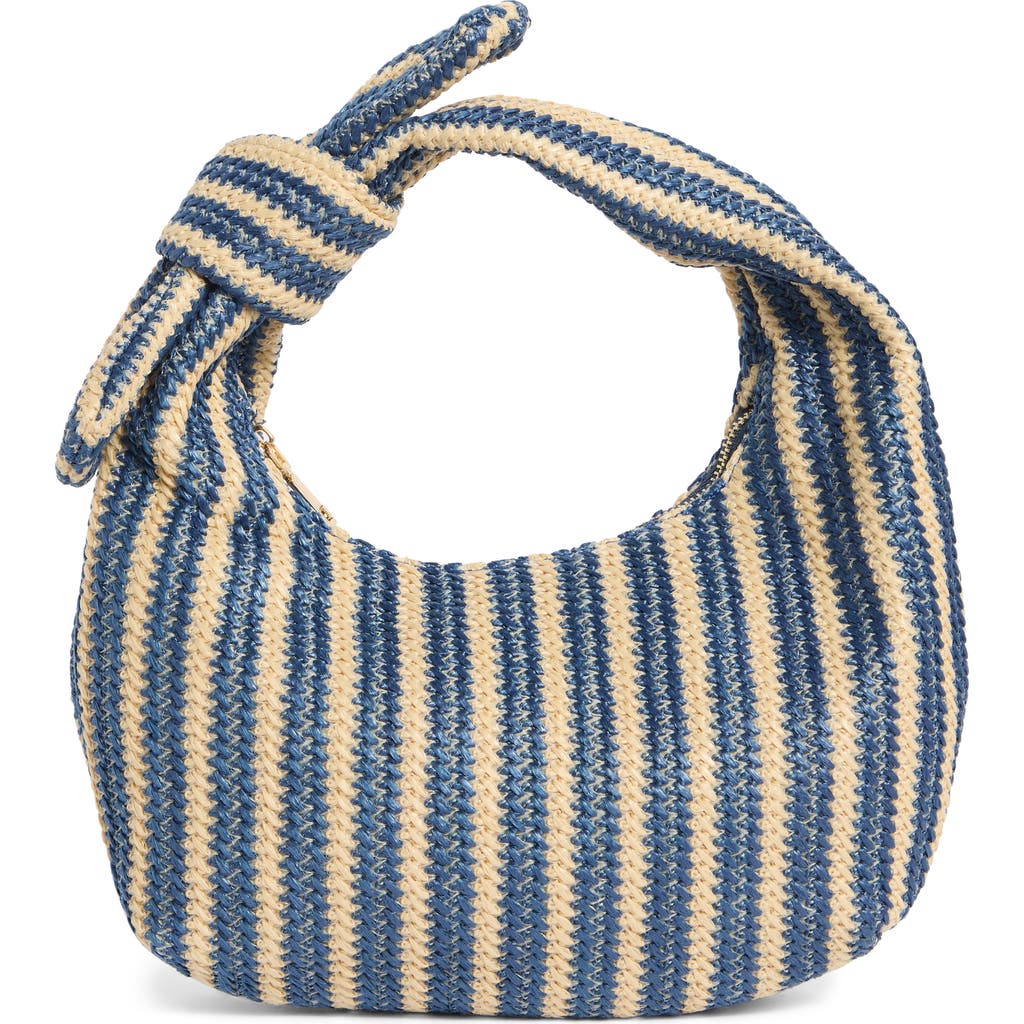 Urban Expressions Handbags Penny Woven Shoulder Bag In Blue