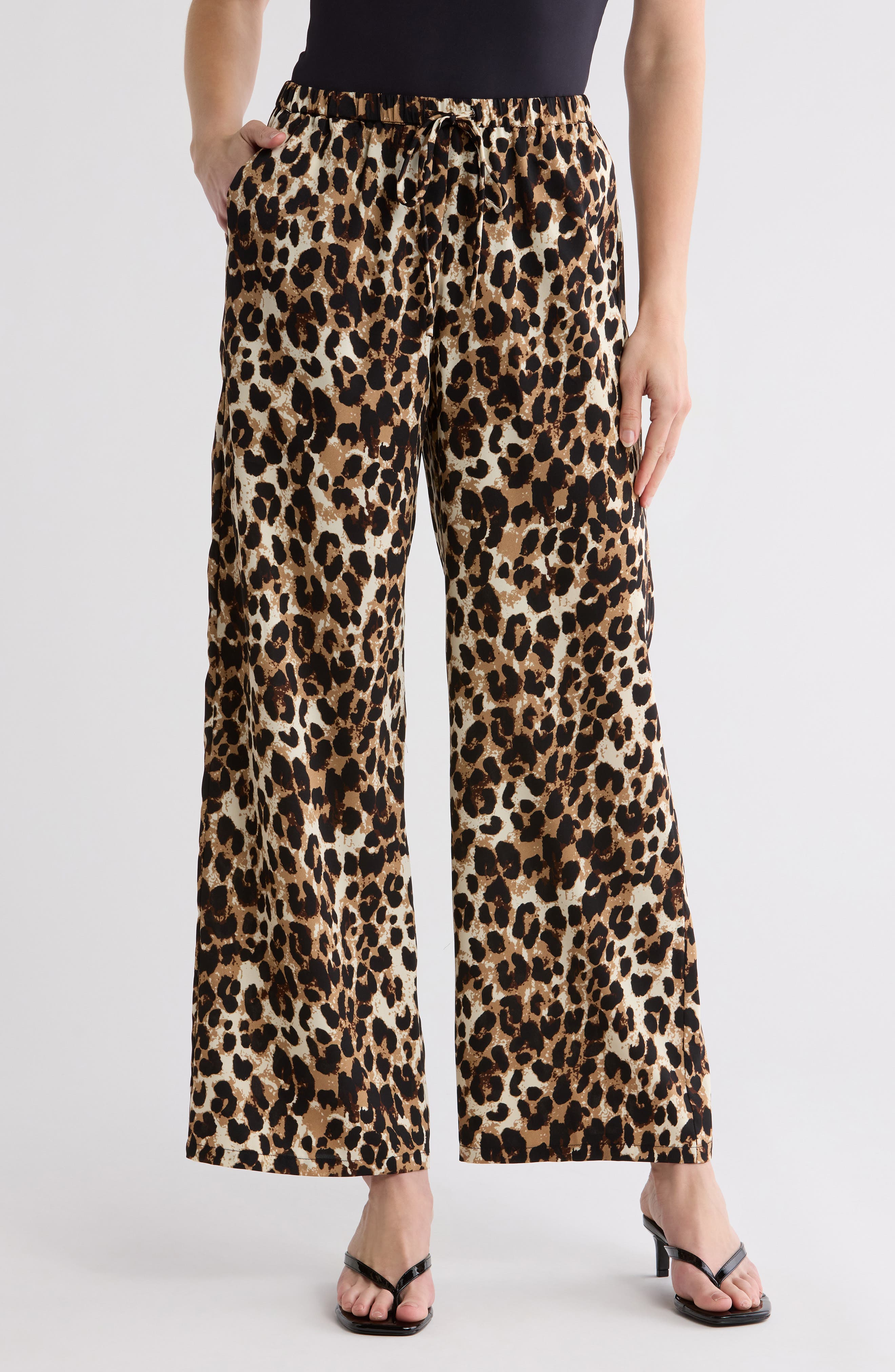 WISHLIST Drawstring Wide Leg Pants