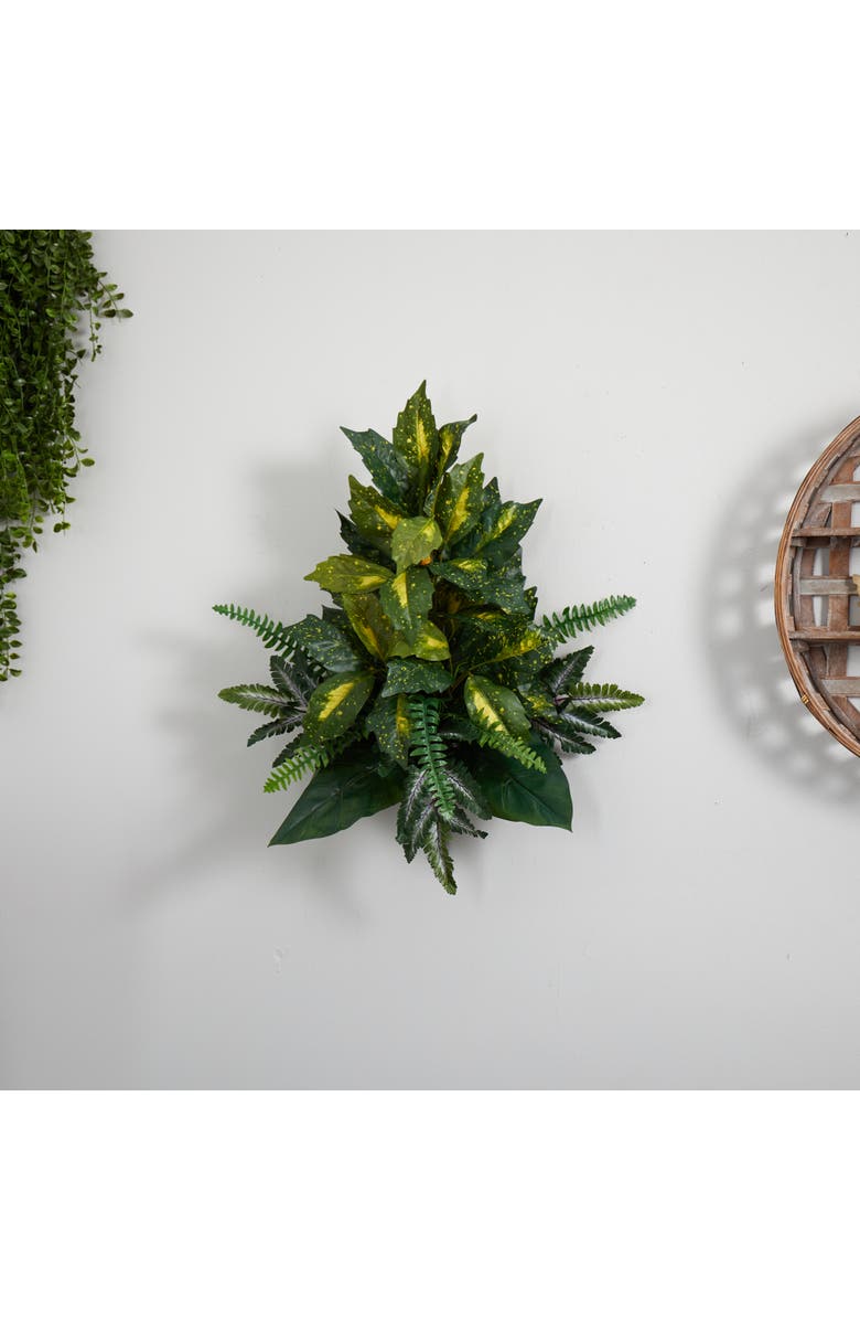 NEARLY NATURAL 25-in Mixed Greens Artificial Plant, Alternate, color, Green