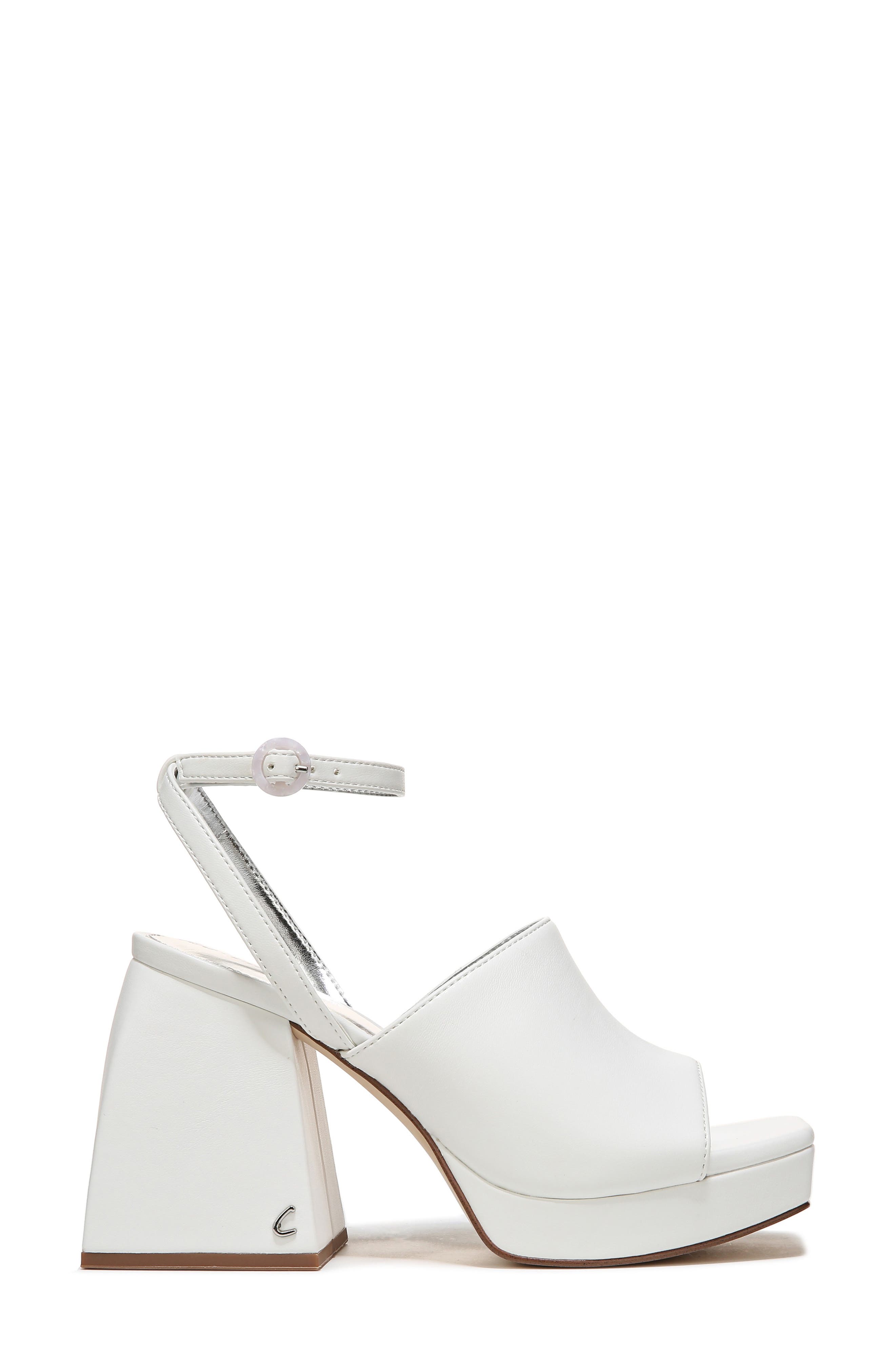Circus by Sam Edelman Miranda Platform Ankle Strap Sandal, Alternate, color, BRIGHT WHITE