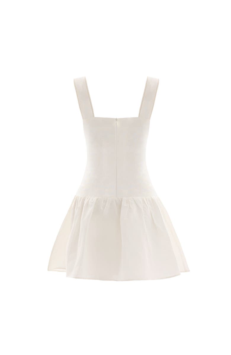 Monlicia Milena Mini Linen Dress, Alternate, color, White