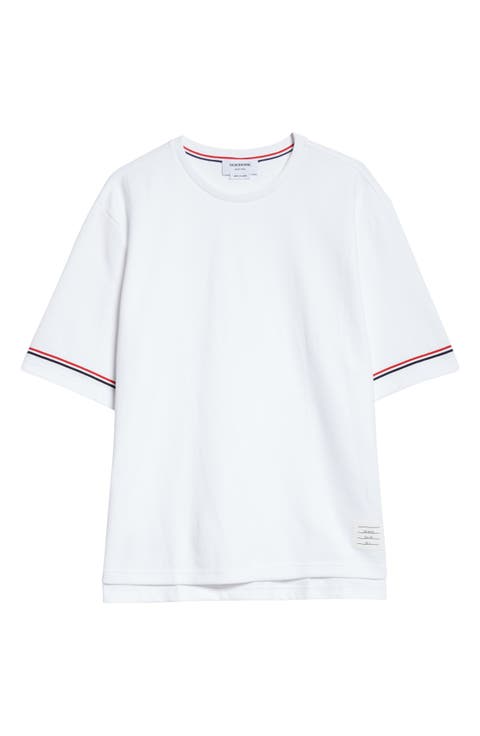 【関税込み】Thom Browne ホワイト ライトウェイト Tシャツ Shop White Thom Browne Online | Nordstrom