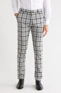 T.R. PREMIUM Plaid Straight Leg Trousers