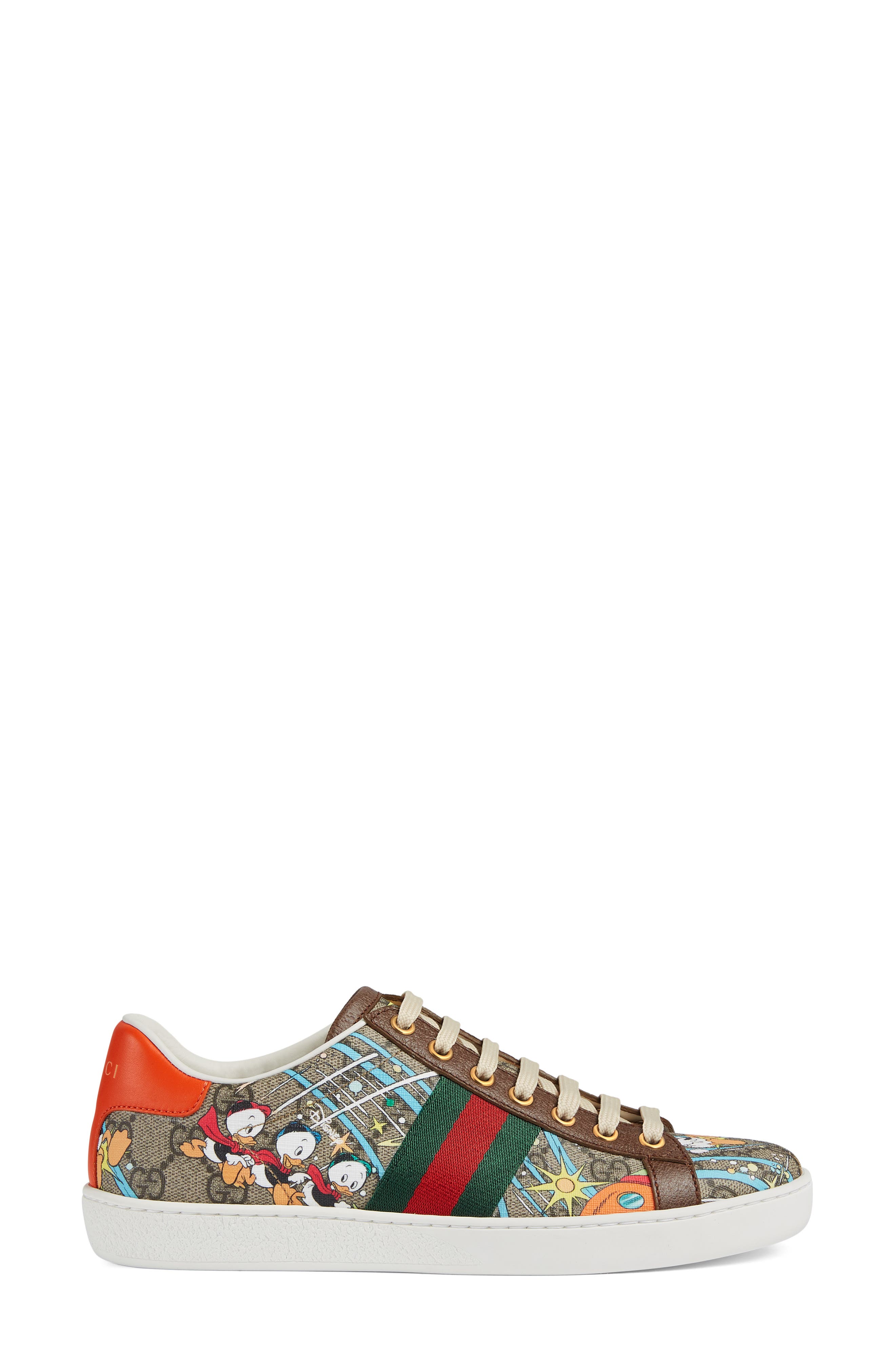 Gucci x Disney Ace Donald Duck Low Top Sneaker, Alternate, color, 