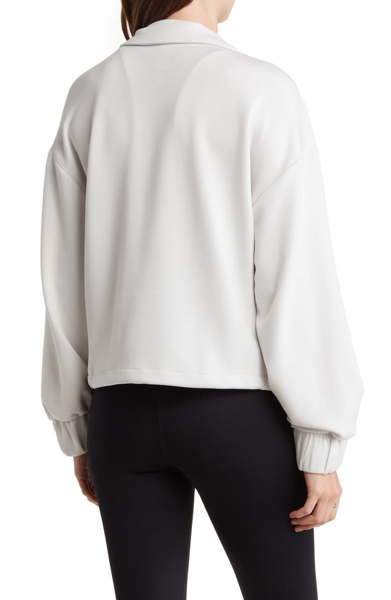 YOGALICIOUS Scuba Crop Yoga Jacket, Alternate, color, 