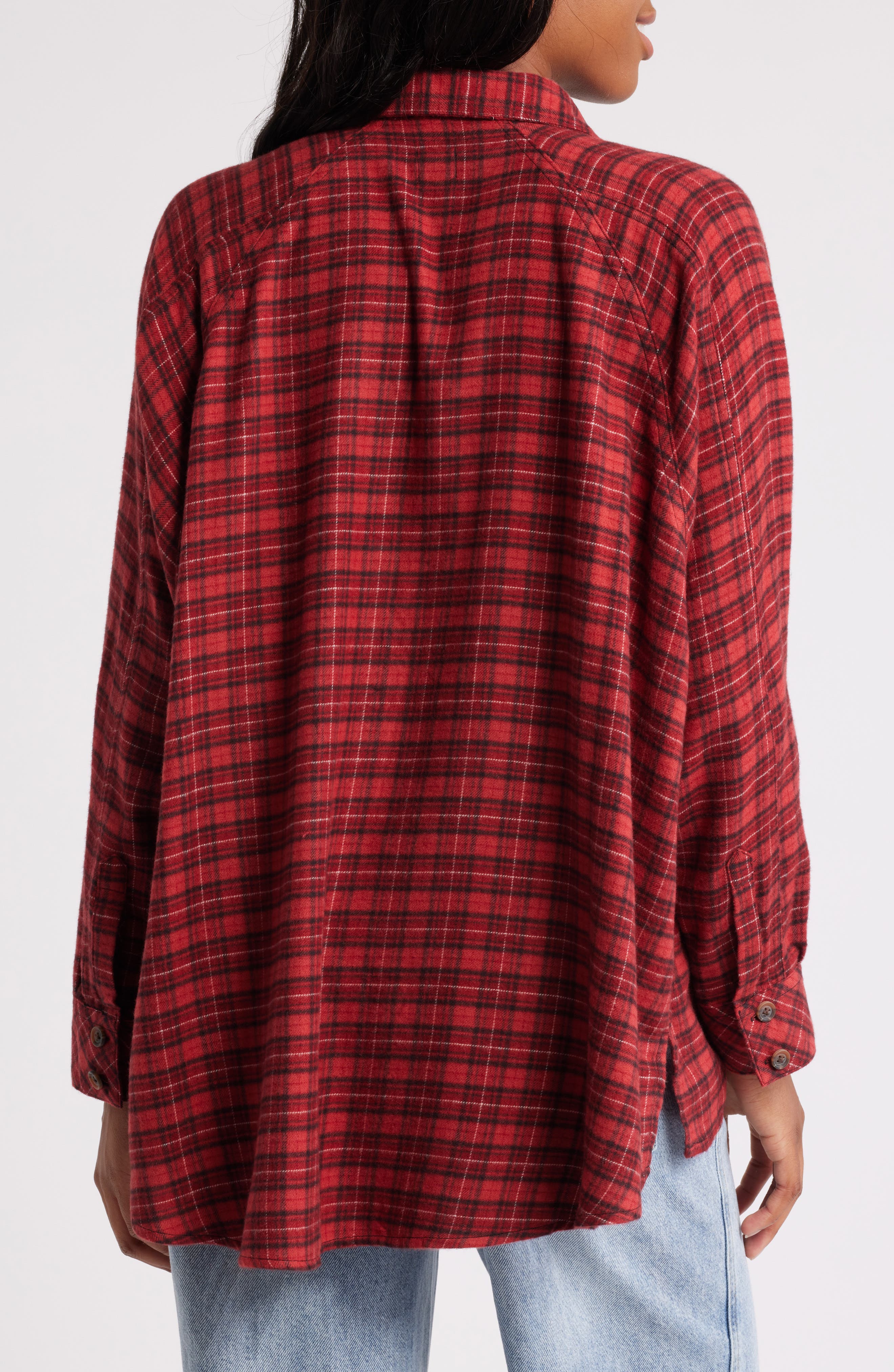 Brendan Check Oversize Button-Up Shirt - image 4