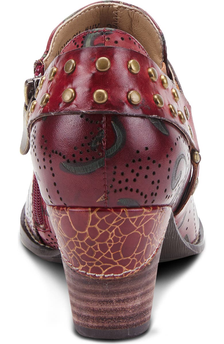 L'Artiste by Spring Step L'Artiste Kacielou Bootie, Alternate, color, Mahogany