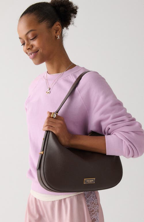 Kate Spade New York Large Liv Pebble Leather Hobo Bag In Brown