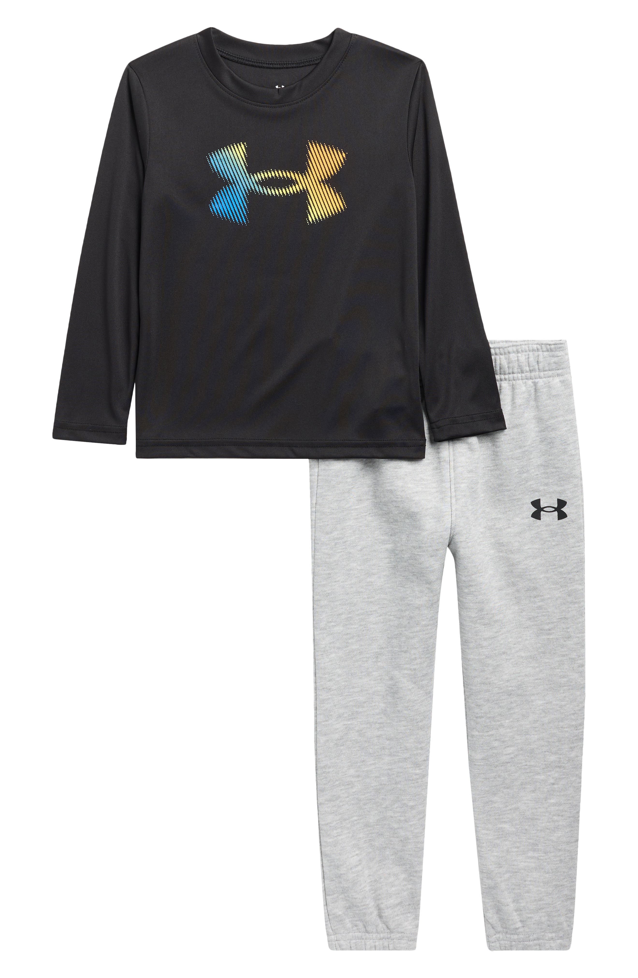 Under Armour Kids' Gradient Long Sleeve Graphic T-Shirt & Joggers Set