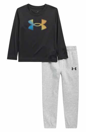 Under Armour Kids' Gradient Long Sleeve Graphic T-Shirt & Joggers Set