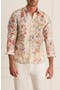  White Floral Print