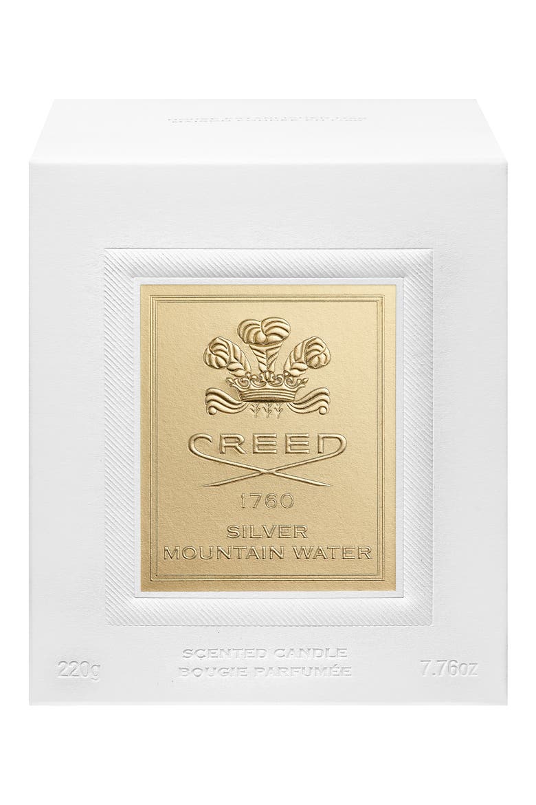 Silver Mountain Water Porcelain Candle, Alternate, color, NO COLOR