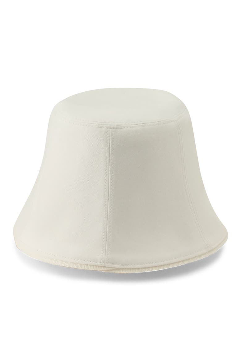 NOA UPF 50+ Cotton Canvas Bucket Hat, Alternate, color, WHITE