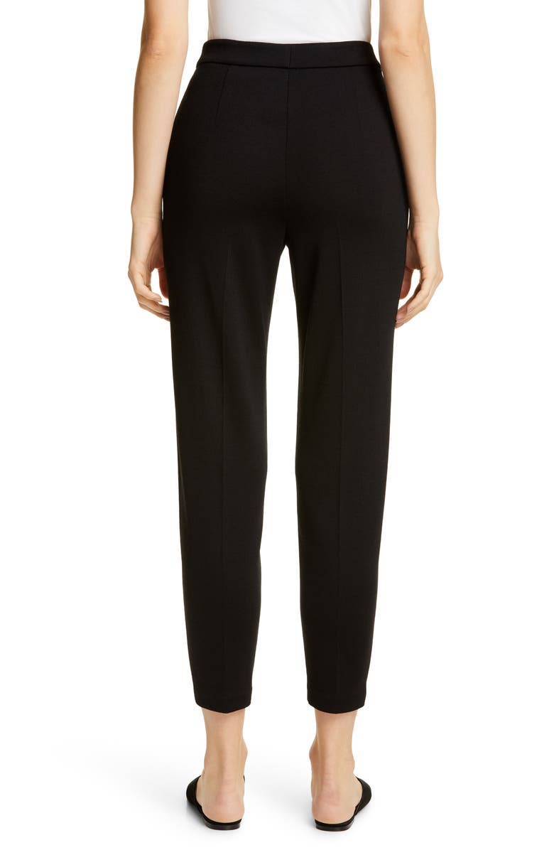 St. John Collection Slim Milano Knit Ankle Pants, Alternate, color, 