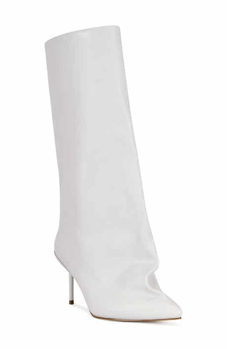 AZALEA WANG Couture Crazy Pointy Toe Knee High Boot