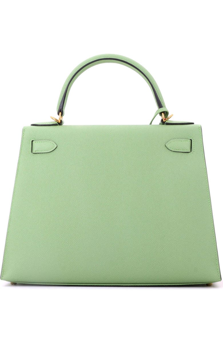 Pre-Owned Hermes Kelly Handbag Green Epsom with Gold Hardware 28, Alternate, color, Vert Criquet