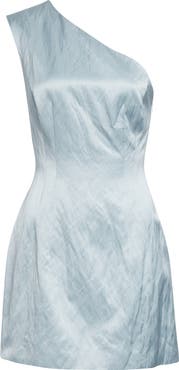 A.L.C. Naya Metallic One-Shoulder Minidress
