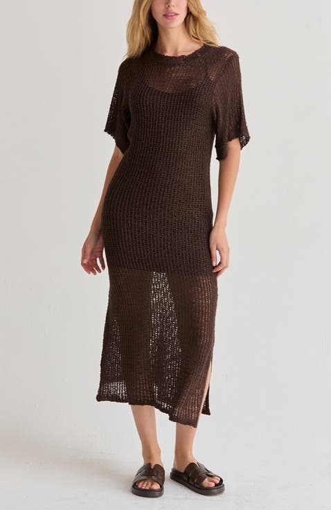 Netted Knit Dress