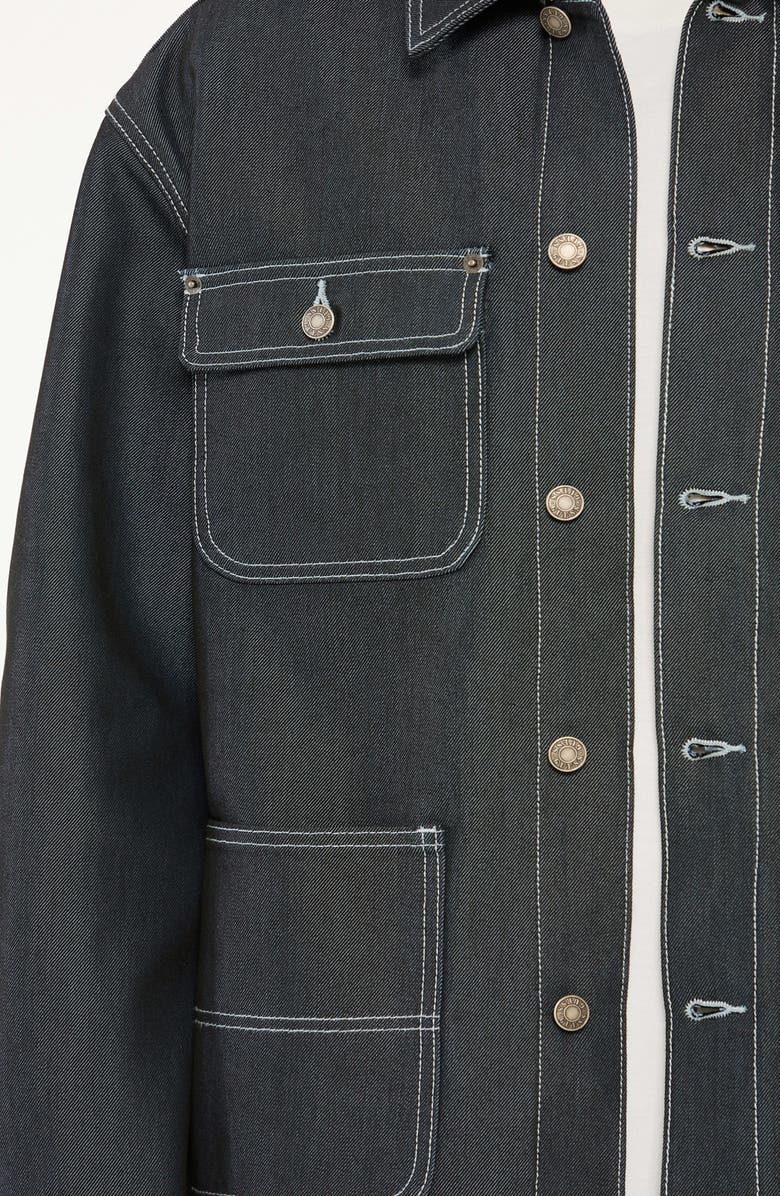 GUESS ORIGINALS Go Metallic Denim Chore Jacket, Alternate, color, Gom7