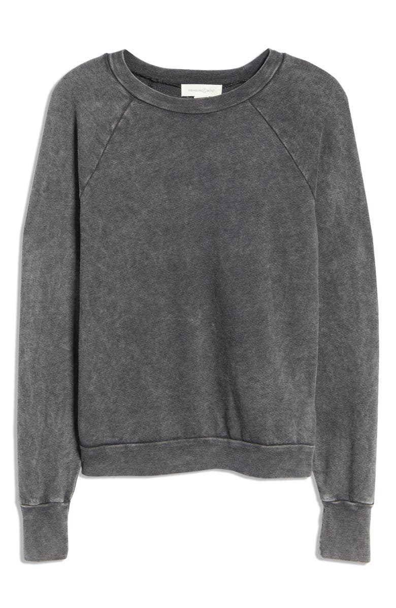 Treasure & Bond Garment Dyed Raglan Sleeve Sweatshirt, Alternate, color, 