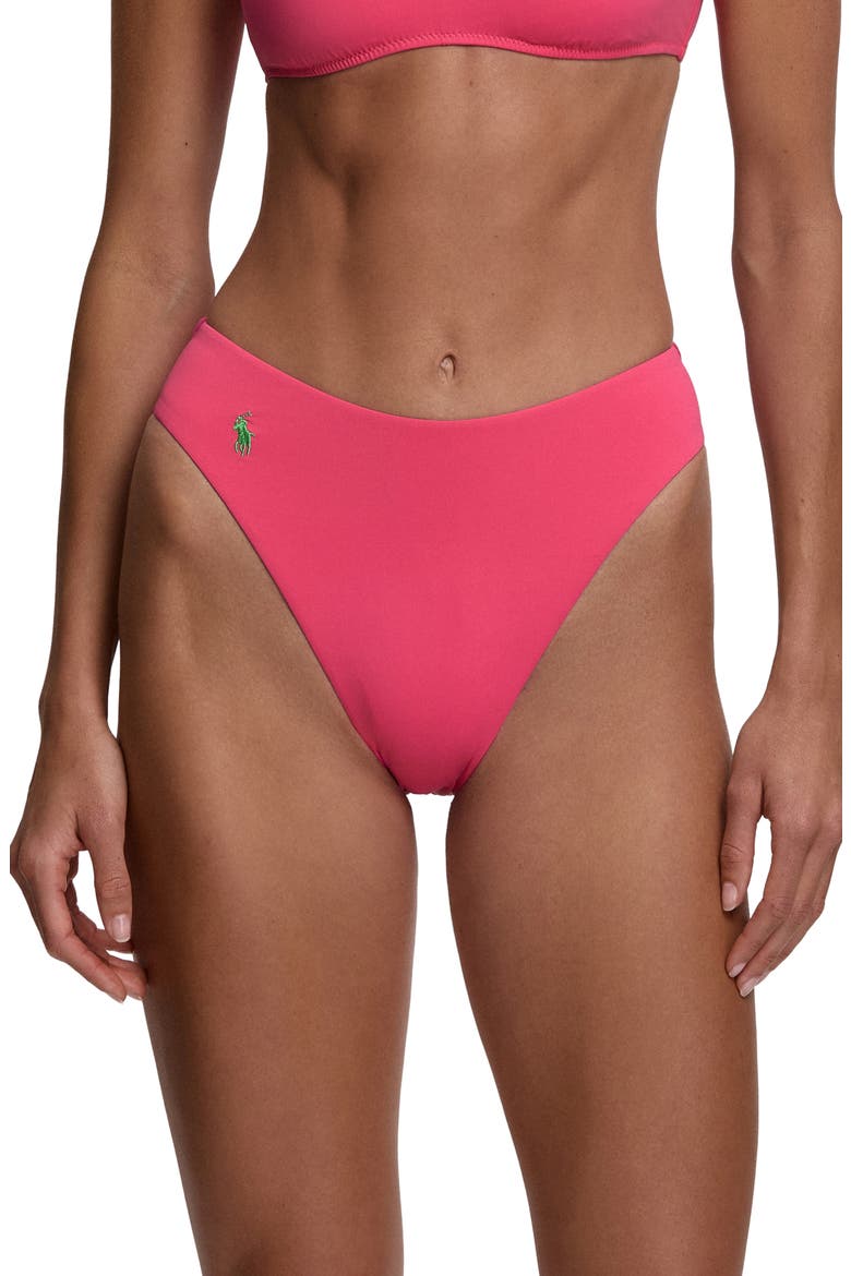Modern High Cut Bikini Bottoms, Main, color, DESERT PINK