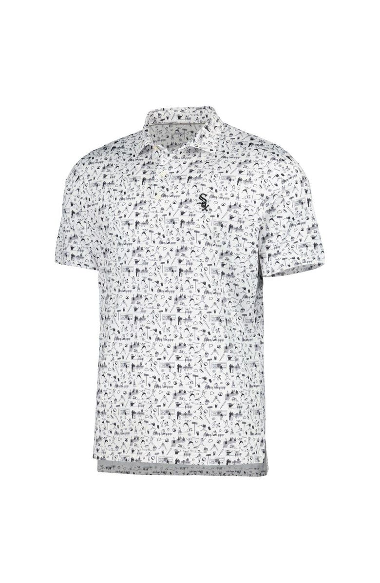 johnnie-O Men's johnnie-O White Chicago White Sox Ballpark Polo, Alternate, color, 