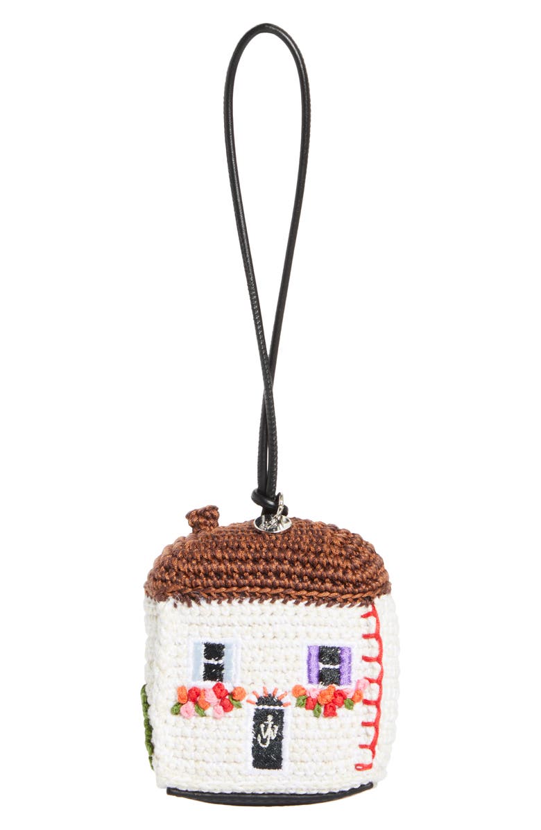 JW Anderson House Crochet Bag Charm, Main, color, 